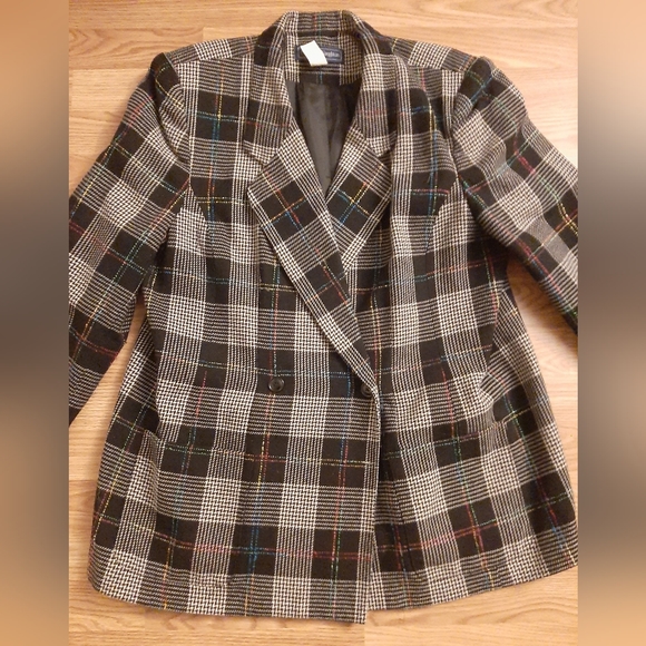 Maggie Mcnaughton Multicolor Blazer Size 18W - Picture 2 of 4